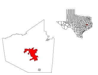 Location of Huntsville, Texas