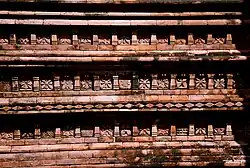 Intricate carvings on the wall