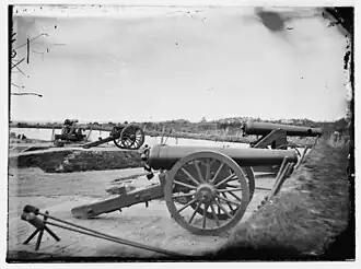 Washington, District of Columbia. James rifles in Fort Totten