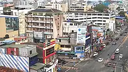 Wellawatta junction that connects to the railway station