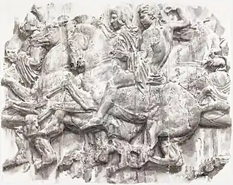 Wendy Artin, Parthenon Frieze, Phrygian Cap, 2010