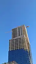West 65 tower under construction, September 2020