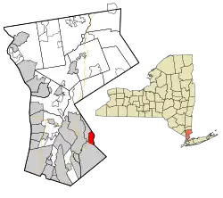 Location in Westchester County, New York