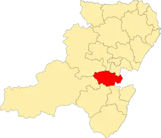 Location of the ward