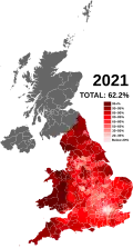 White British (62.2%, including non-stated)