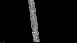 West side of Bernard Crater, as seen by CTX camera (on Mars Reconnaissance Orbiter).