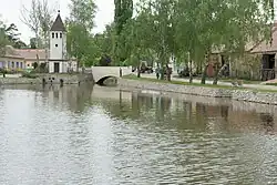 A pond in the centre of Skalice