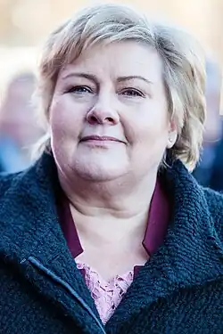 Norway Erna Solberg Chair of the Conservative Party