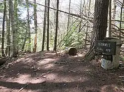 Pinnacle Point summit sign