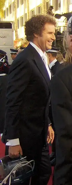 Will Ferrell on the carpet of the 2007 Golden Glabe Awards