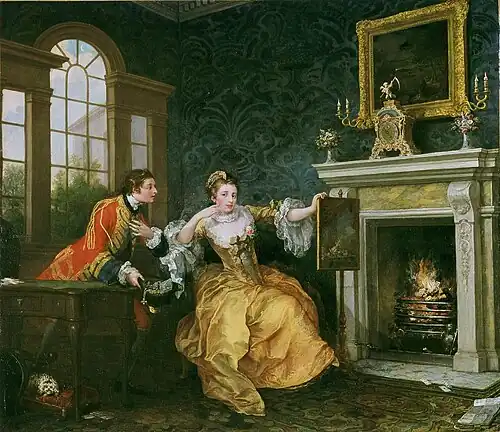 The Lady's Last Stake by William Hogarth