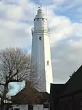 Withernsea Lighthouse taken from Hull Road in 2012