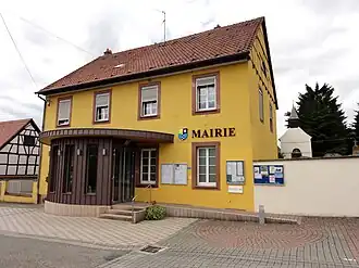 The town hall in Wittersheim