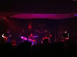 Wolf People performing at Brudenell Social Club, Leeds on 14 January 2012