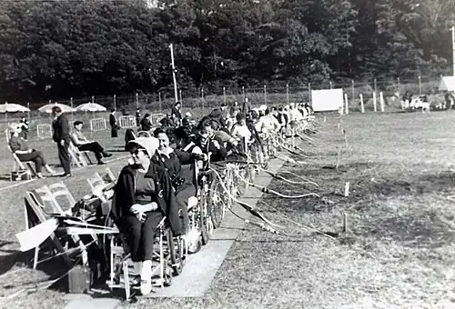 Xx1164 - Daphne Ceeney at archery Tokyo Games - 3a - Scan