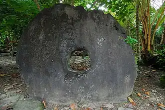 Rai stone on Yap Island