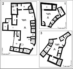 Sha'ar HaGolan, courtyard buildings