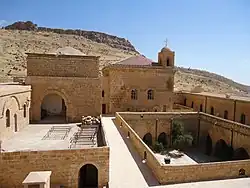 The main inner courtyard