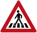 Sign 101-11 Pedestrian crossing
