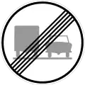 281: End of Overtaking by Lorries prohibition