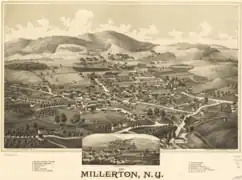 Millerton, New York with inset of Irondale, New York