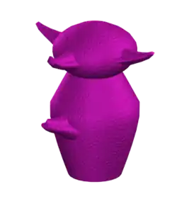 3D rendering of a purple greeble