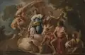 Juno (Hera) commits Io to Argus Panoptes by Francesco de Mura (1696–1784)
