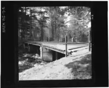 From north embankment above the dam